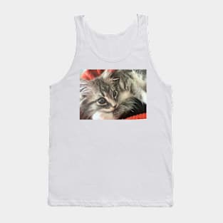 Kitten grey by Suzanne Beasley Tank Top